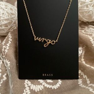 Zodiac sign necklace (virgo)